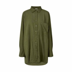 Noah cotton oversized shirt rabens saloner, army green