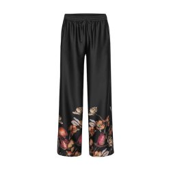 Nomi pants Karmamia, black blossom