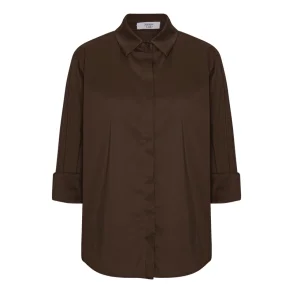 Norma shirt Amaze Cph, dark brown