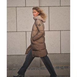 Nova dip dye down jacket Mos Mosh, savannah tan