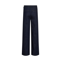 Nuamber wide jeans N�mph, dark blue denim