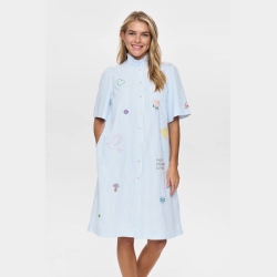 Nuashley embroidery dress N�mph, airy blue