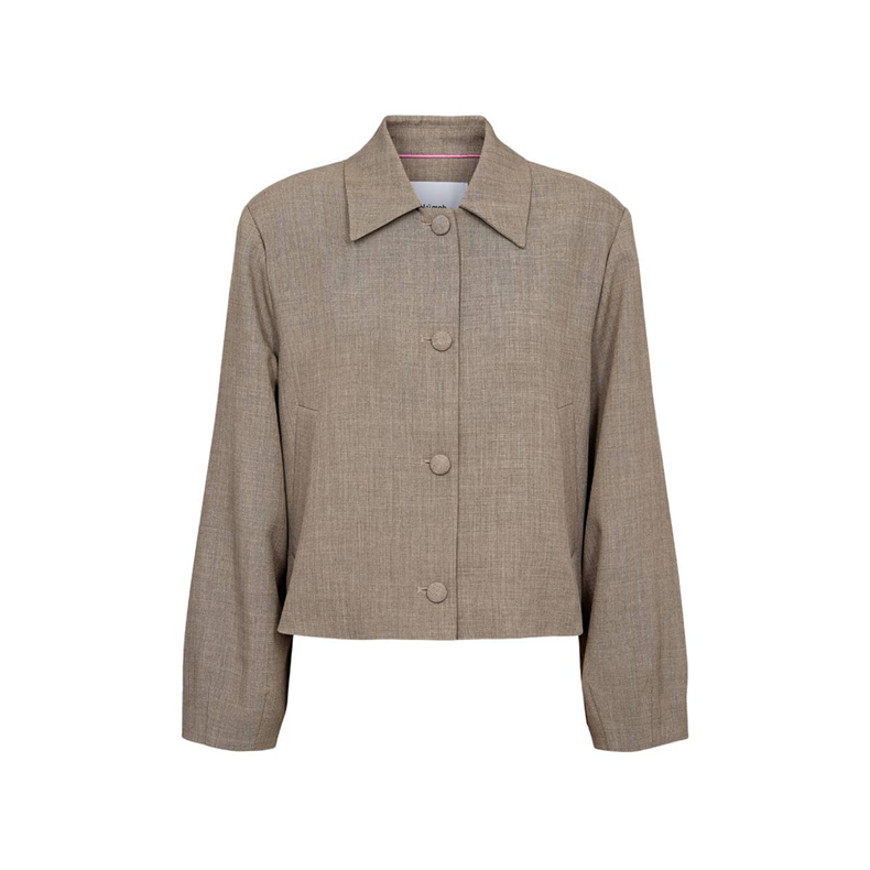 Numelona jacket N�mph, dark sand melange