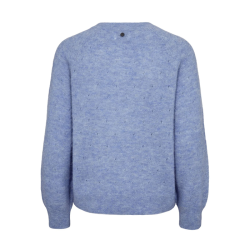 Nuriette leaf pointelle cardigan N�mph, lilac sachet