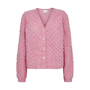 Nuriette leaf pointelle cardigan N�mph, lilac sachet