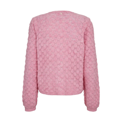 Nuriette leaf pointelle cardigan N�mph, lilac sachet