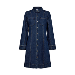 Nuaddison dress Nmph, medium blue denim