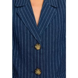 Nuvibeke vest Nmph, medium blue denim