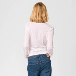 The o-neck long sleeve shirt My essential Wardrobe, white