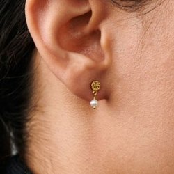 Ocean nature earsticks Pernille Corydon, gold