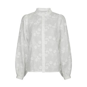 Oda deco emb shirt Neo Noir, white