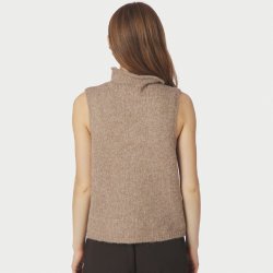 Odelia knit top Neo Noir, dark sand