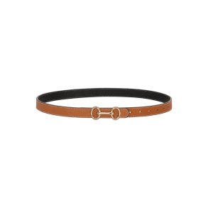 Grace belt Pliss� Copenhagen, cognac