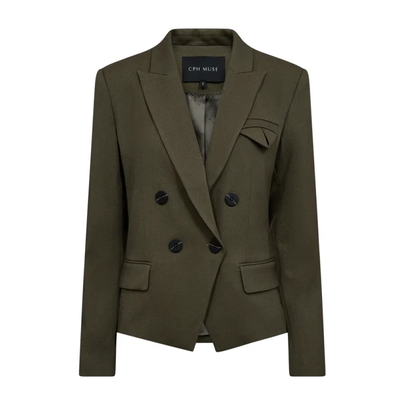 Tailor blazer Copenhagen Muse, ivy green melange