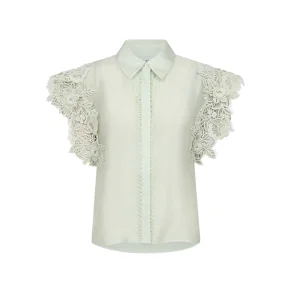 Molly shirt Copenhagen Muse, green tint