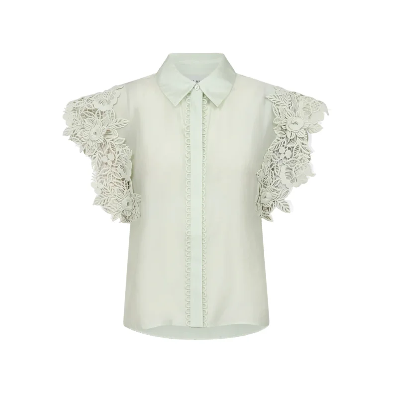 Molly shirt Copenhagen Muse, green tint