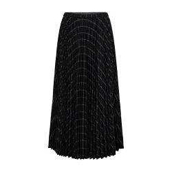 Aurora skirt Copenhagen Muse, gray pinstripe w. black