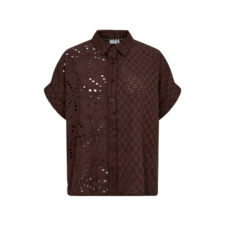 Nupalma sleeveless shirt N�mph, chicory coffee