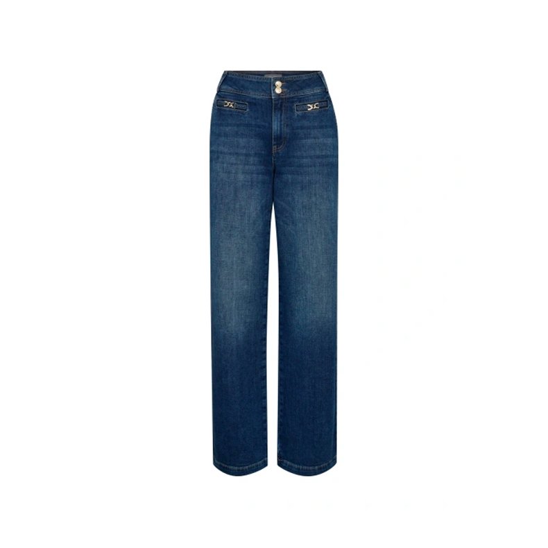 Candia peach jeans Mos Mosh, dark blue