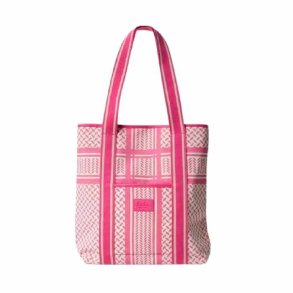 Carmela canvas tote 2.0 Lala Berlin, heritage stripe pink