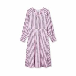 Poplinda esme dress Mads Nrgaard, pintripe/parfait pink