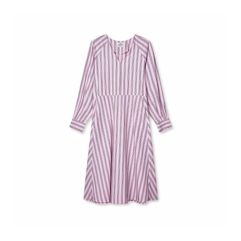 Poplinda esme dress Mads Nrgaard, pintripe/parfait pink