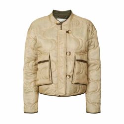 Raisa pastel quilt jacket Rabens Saloner, sand