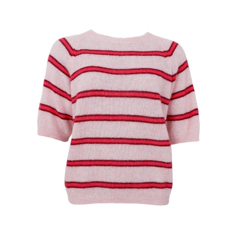 Black Colour Dell Ss Jumper, red rose