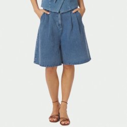 Rosel denim shorts Neo Noir, blue