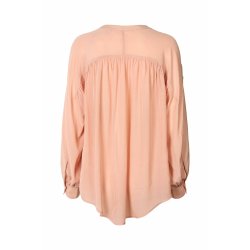 Meg sheer lace shirt Rabens Saloner, blush