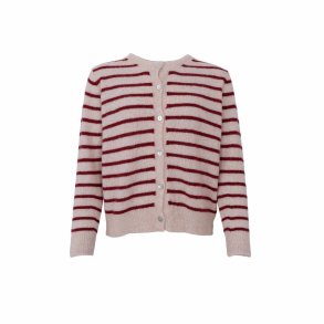 Bcdell striped knit cardigan Black Colour, wine