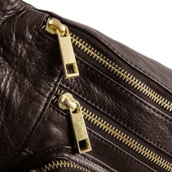 Golden chic bumbag Depeche, coffee