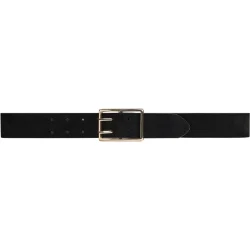 Suede belt Depeche, black/gold