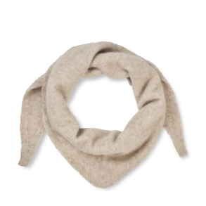 Liv scarf Sibin Linnebjerg, light melange sand