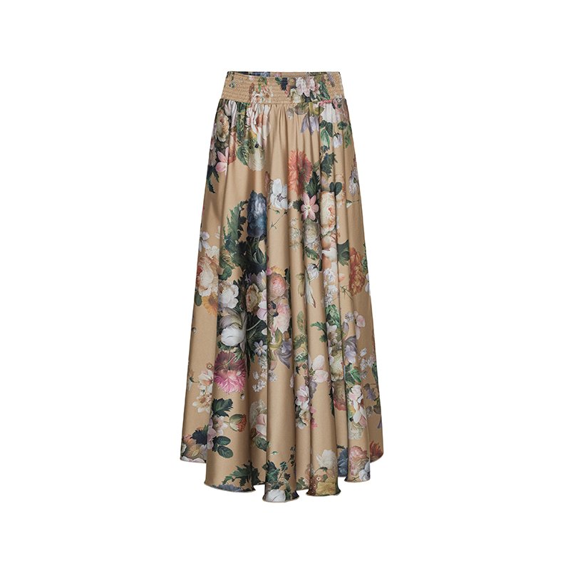 Savannah skirt Karmamia, taupe bloom