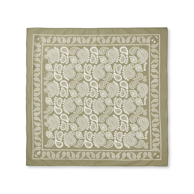 Soft cotton paisley solid scarf Mads N�rgaard, overland trek