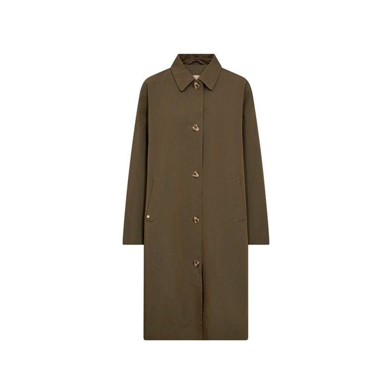 Bora rain trenchcoat Mos Mosh, sea turtle M