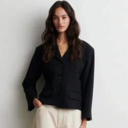 Sella short blazer Second Female, black
