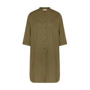 Seoul 2/4 long shirt Frau, military olive