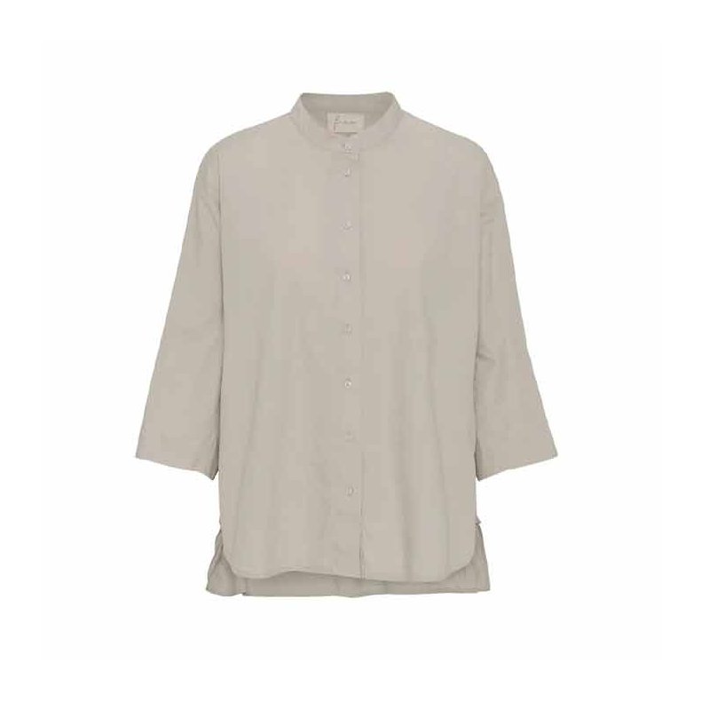 Seoul short shirt Frau, chateau gray