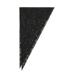 Serina lace scarf Neo Noir, black