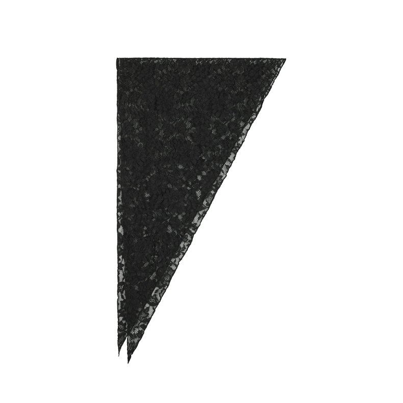 Serina lace scarf Neo Noir, black