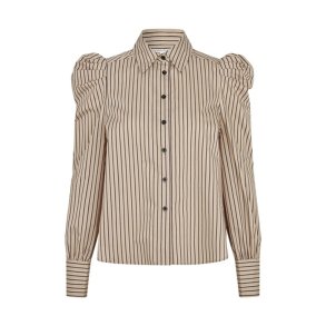 Serina slim shirt Second Female, camel