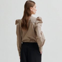 Serina slim shirt Second Female, camel