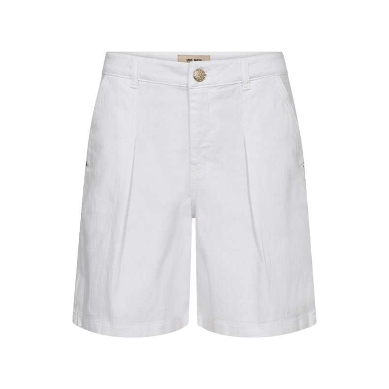 Karefa bianco shorts Mos Mosh, white