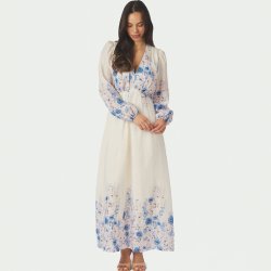 Silfi flower print dress Neo Noir, blue