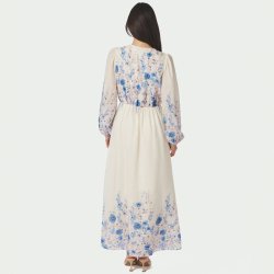 Silfi flower print dress Neo Noir, blue