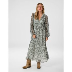 Silfi graphic fade dress Neo Noir, dusty green