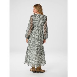 Silfi graphic fade dress Neo Noir, dusty green