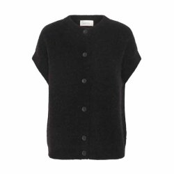 Siva os knit cardigan My Essential Wardrobe, black